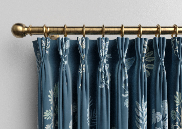 Botanical Velvet, Oceania - Made to Measure Curtains - Image 11